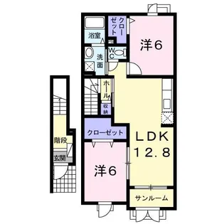 サジテール M【2階】の間取り