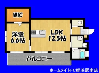 メープルハウス【3階】の間取り
