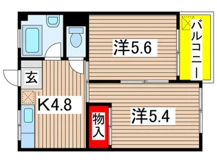 平子橋マンション【3階】の間取り