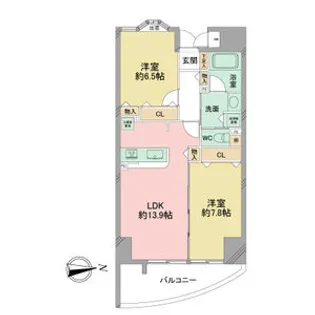 さくらHills富士見【5階】の間取り