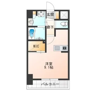 SOFIA住吉大社【9階】の間取り