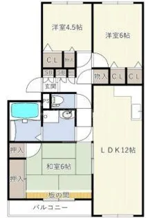 INOVE松戸六高台【1階】の間取り