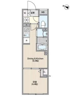 GRAN PASEO 中野III【1階】の間取り