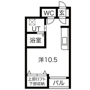 キャッスルワン【1階】の間取り