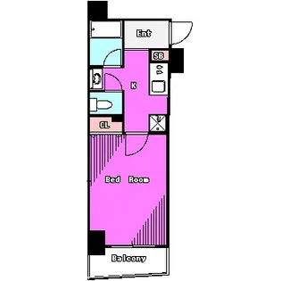 ヴェルステージ蒲田【4階】の間取り