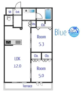 La Gracieuse【1階】の間取り