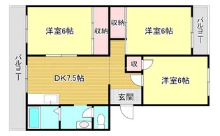 マンションきよし【1階】の間取り