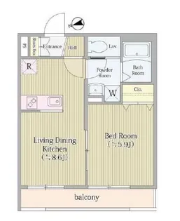AIFLAT MEJIRO【1階】の間取り