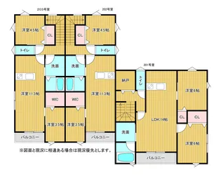 ピュアランド燕沢東【2階】の間取り