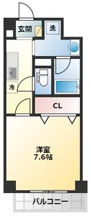 リバーサイド安藤II【2階】の間取り