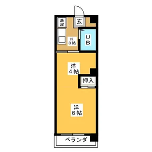 池下デューゼ【4階】の間取り