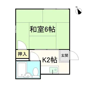 プレジール寺町【1階】の間取り