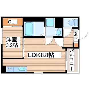 REGALEST荒井SL【1階】の間取り