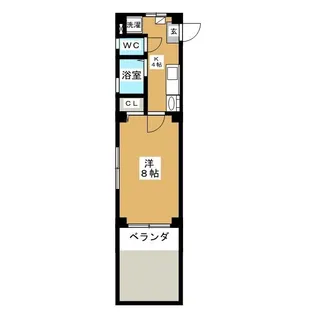 アーバン名駅南【1階】の間取り