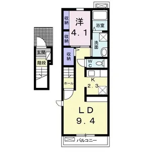 リアン I【2階】の間取り
