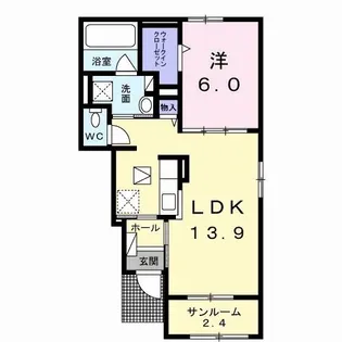 ラ・ルーチェ・スクエア【1階】の間取り