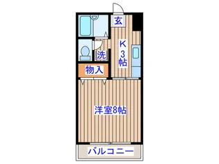 カ-サ88小田原【1階】の間取り