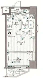 日神デュオステージ池袋【12階】の間取り
