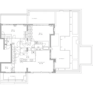 パークシティ浜田山D棟 601号室【1階】の間取り