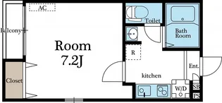 プリモ菊川【2階】の間取り