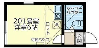 ユナイト上大岡パルフェット【2階】の間取り