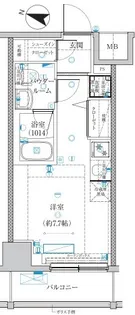 クラリッサ川崎ルーナ【5階】の間取り