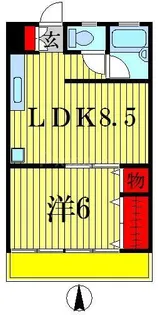 栄マンション【3階】の間取り