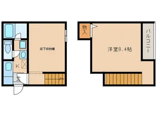 ペガータ周船寺【1階】の間取り