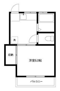 野口ハイツ【1階】の間取り