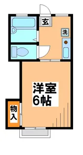 ラズライト【東京外国語大学&電気通信大学受験生事前予約可能物件】【2階】の間取り
