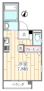 ラ・グロワール【2階】の間取り