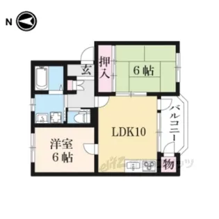 長浜ミラクルステアーズ【2階】の間取り
