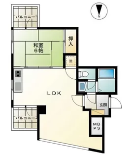フェニックス館【3階】の間取り