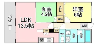 アプローズ陣原駅【7階】の間取り
