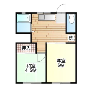 ユタカビルIII【1階】の間取り