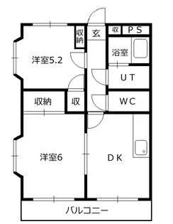 文京レジデンス【1階】の間取り