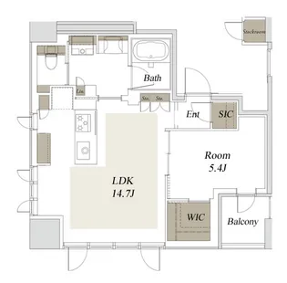 タワー・ザ・ファースト栄三丁目【8階】の間取り