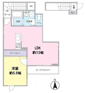 ensoleille【2階】の間取り