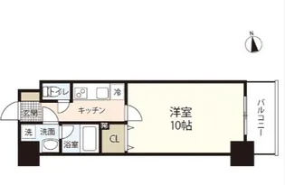 The MODERN 岡山駅前【5階】の間取り