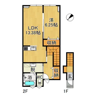 Grand Vista 高崎【2階】の間取り
