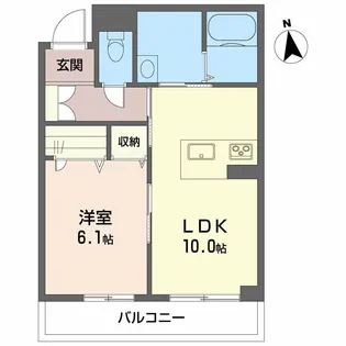 エスパルク レジデンス【3階】の間取り