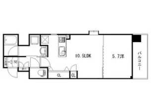 ウェスティン鉄砲町【8階】の間取り