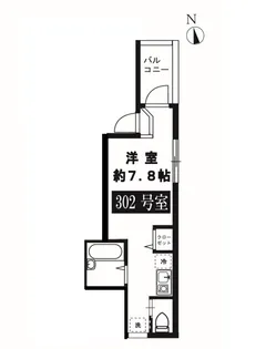 エスフラット葛飾【3階】の間取り