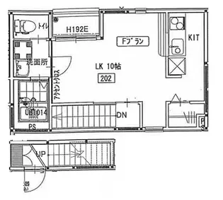 下北沢パークサイドヒルズ【2階】の間取り