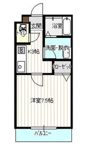 壱里山レジデンス【2階】の間取り
