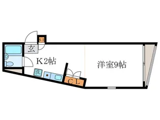 桂マ・シャンブルMK【3階】の間取り