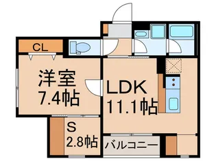 コンフォール砧【2階】の間取り