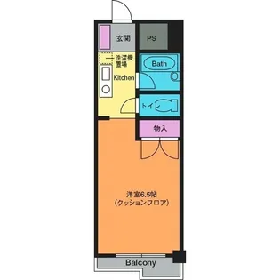 シャルマンコート【6階】の間取り