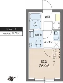 レピュア綾瀬レジデンス【3階】の間取り