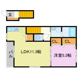 Deft4【2階】の間取り